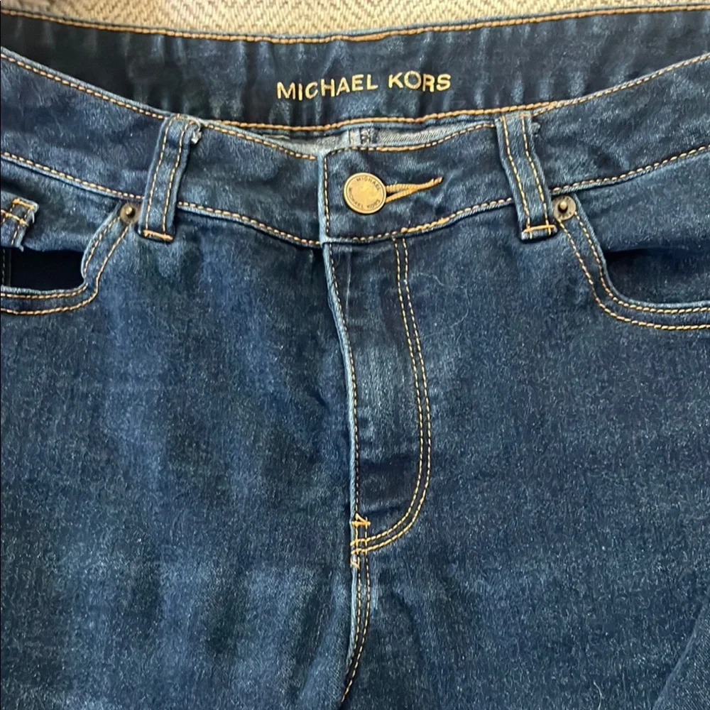 Michael Kors Blue Ankle & Cropped Jeans - Picture 3 of 5